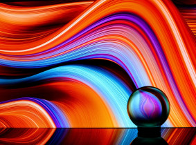 Experiment with lensball