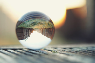 A Glass on the Decking