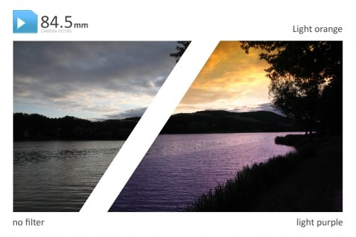 84.5mm Light Purple Kleurverloopfilter Classic - Afbeelding 2