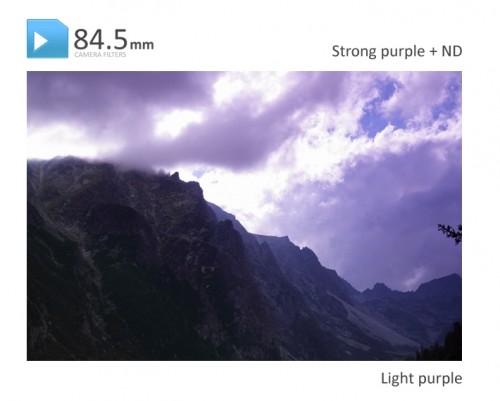 84.5mm Light Purple Kleurverloopfilter Classic - Afbeelding 9