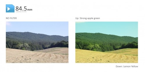 84.5mm Strong Apple Green Kleurverloopfilter Classic - Afbeelding 8