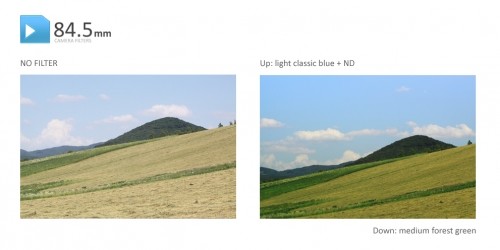 84.5mm Light Classic Blue Kleurverloopfilter Classic - Afbeelding 10