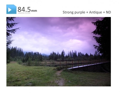 84.5mm Strong Purple Kleurverloopfilter Classic - Afbeelding 2