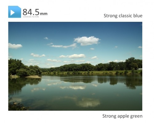 84.5mm Strong Apple Green Kleurverloopfilter Classic - Afbeelding 10