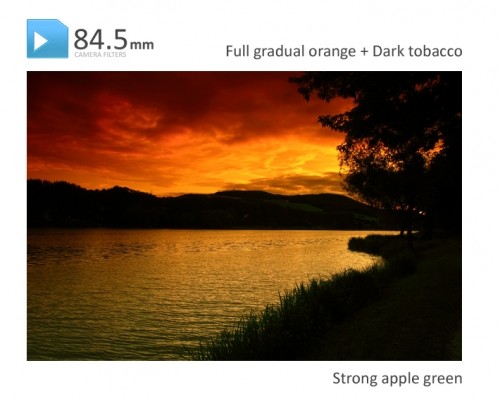 84.5mm Strong Apple Green Kleurverloopfilter Classic - Afbeelding 11