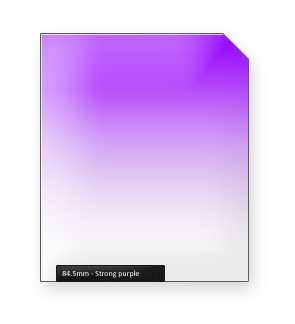 84.5mm Strong Purple Kleurverloopfilter Classic
