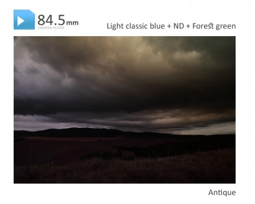 84.5mm Light Classic Blue Kleurverloopfilter Classic - Afbeelding 8