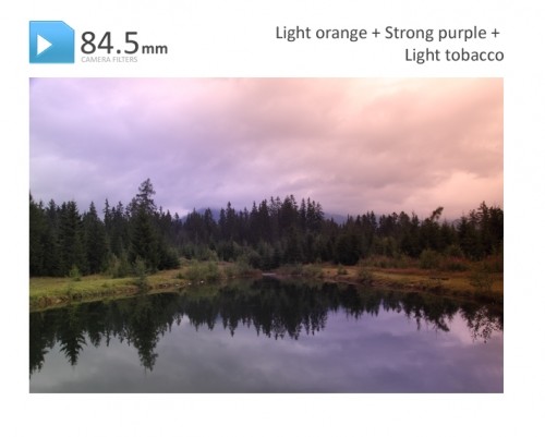 84.5mm Strong Purple Kleurverloopfilter Professional - Afbeelding 6