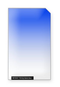 84.5mm Strong Classic Blue Kleurverloopfilter Professional