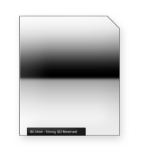 84.5mm Strong ND Reversed Grijsverloopfilter Classic