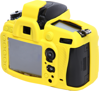 EasyCover Siliconen Beschermhoes voor Nikon D600 Geel - Afbeelding 2