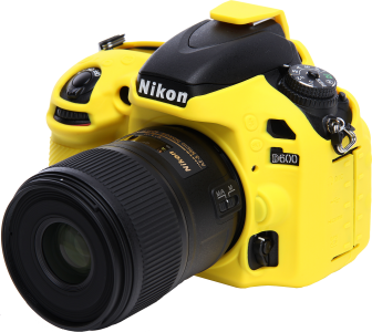 EasyCover Siliconen Beschermhoes voor Nikon D600 Geel