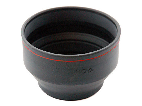 CFS Universele Rubberen 3-in-1 Zonnekap 55mm