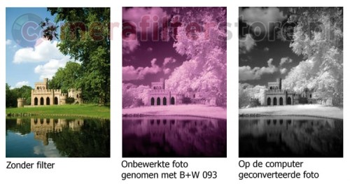 B+W 093 IR Black Red 830 Basic 77mm - Afbeelding 3