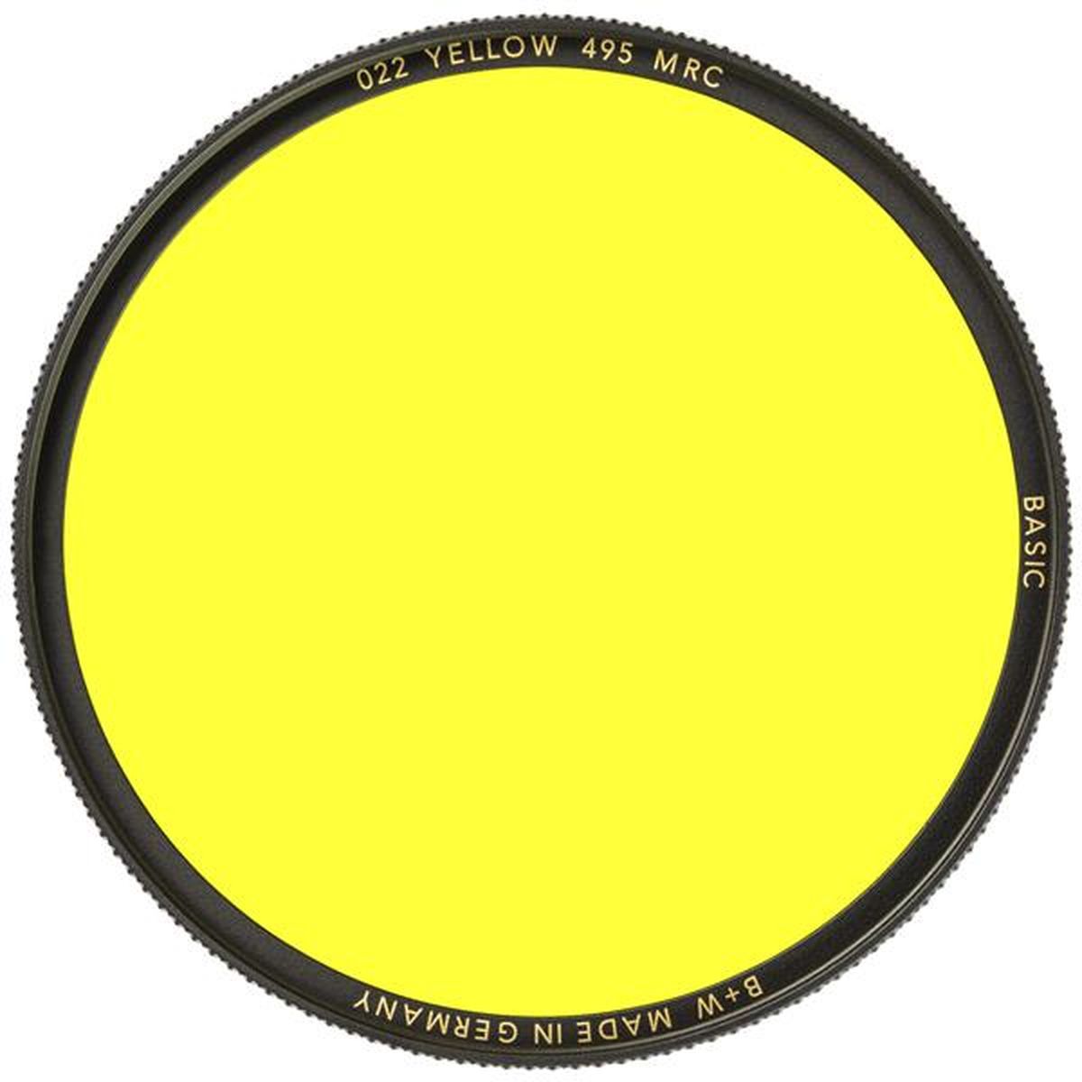 B+W 022 Yellow 495 MRC Basic 62mm