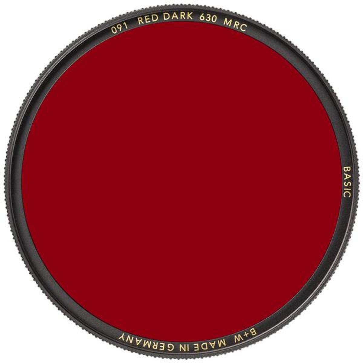 B+W 091 Red Dark 630 MRC Basic 49mm